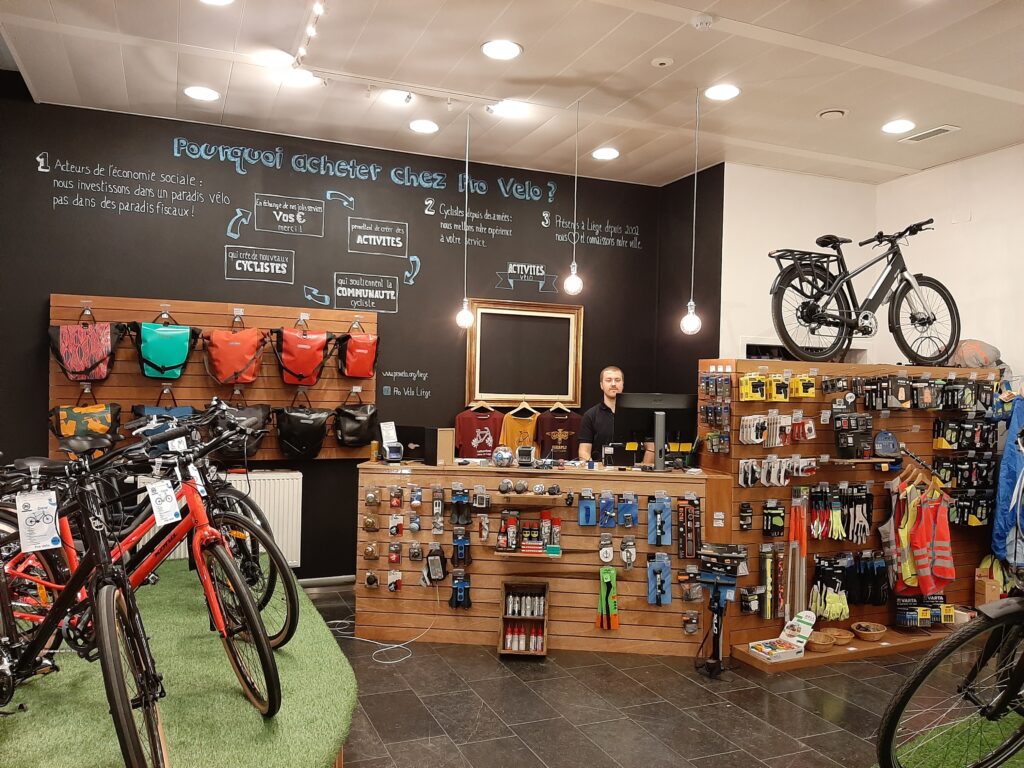 Tous nos accessoires pour vélo dans notre magasin de Bruxelles