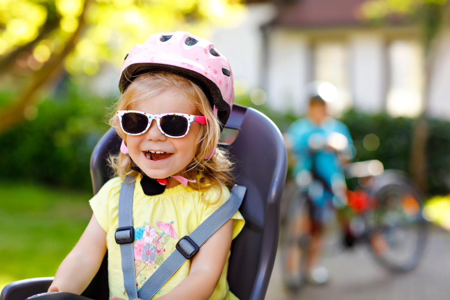 Siège Sécurité pour Enfant,Siège d'enfant avec Dossier,Bike Siège